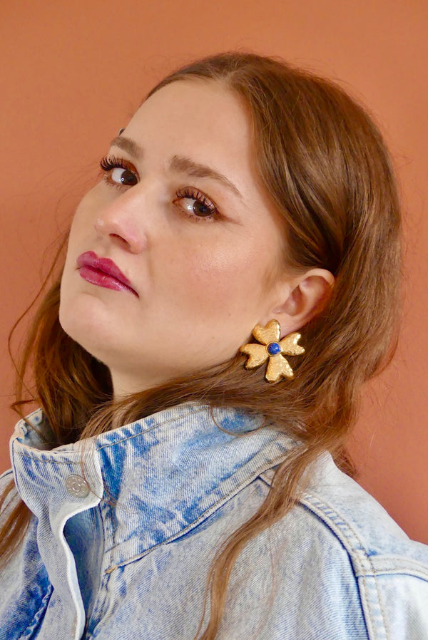 Boucles d'oreilles upcyclées