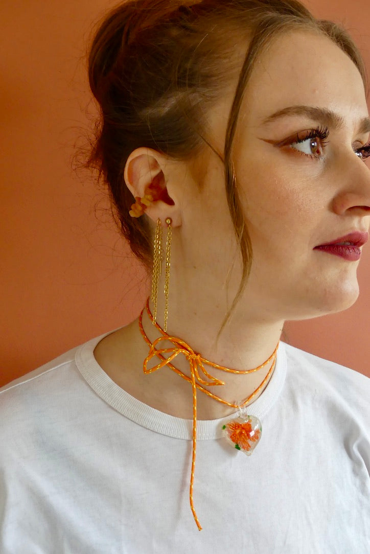 Boucles d'oreilles upcyclées Cole