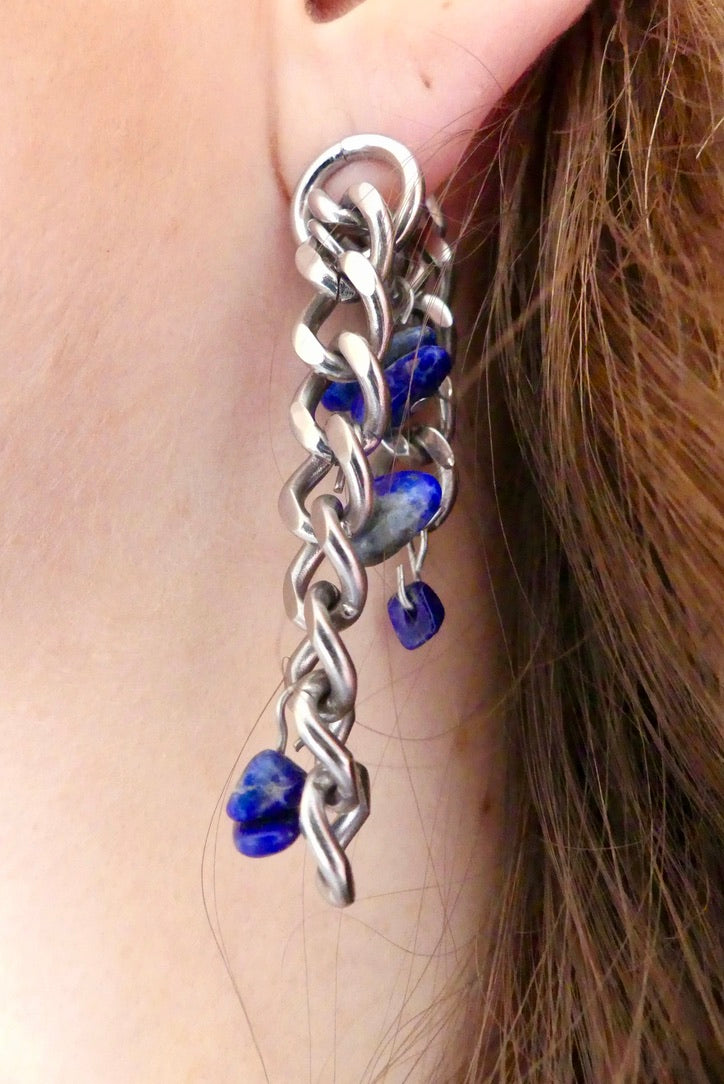 Boucles d'oreilles upcyclées Babylone