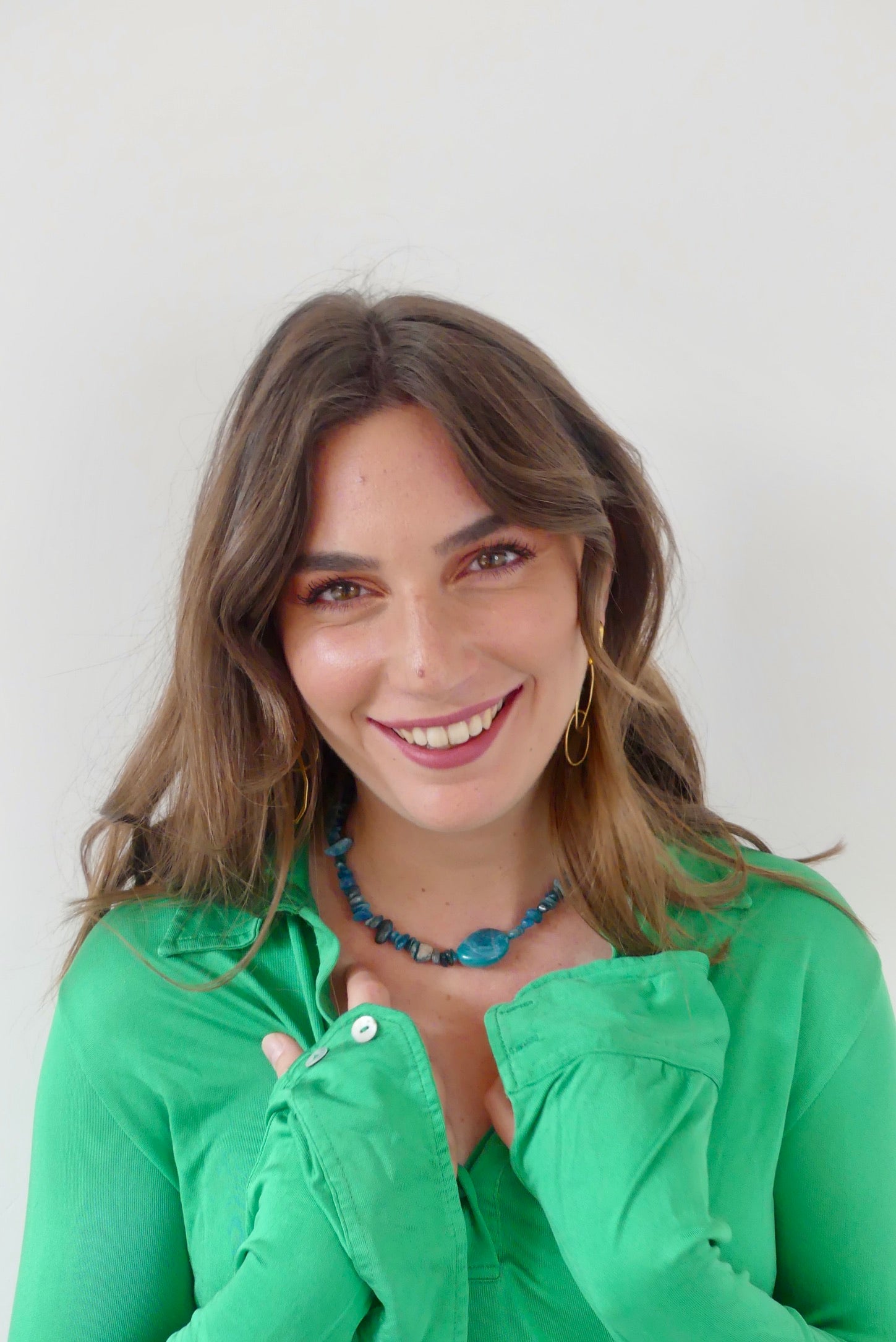 Collier de perles upcyclées Faustine