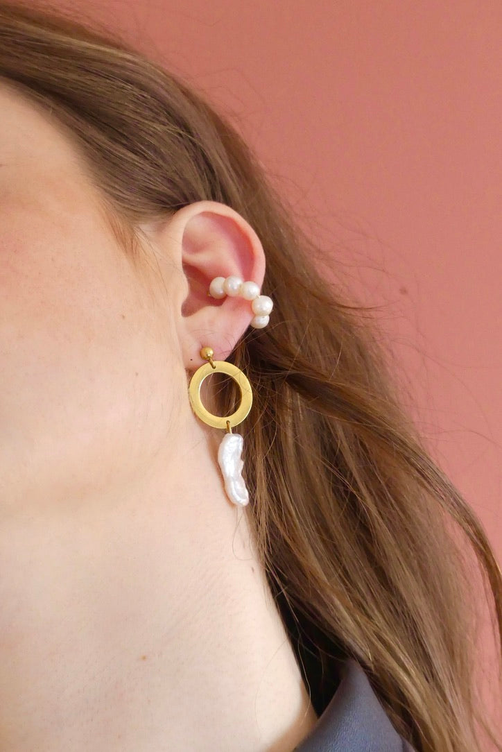 Earcuff upcyclé Kim