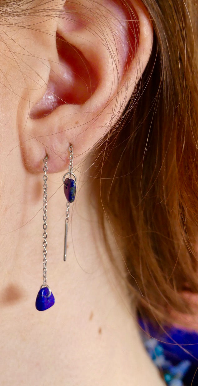 Boucles d'oreilles upcyclées Renato