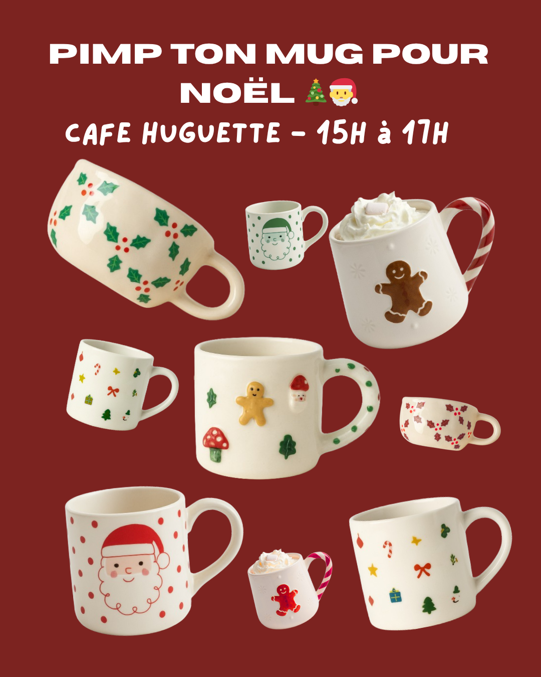 Peinture sur céramique - 28 nov - Café huguette