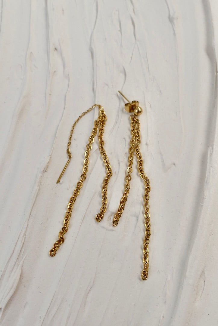 Boucles d'oreilles upcyclées Cole