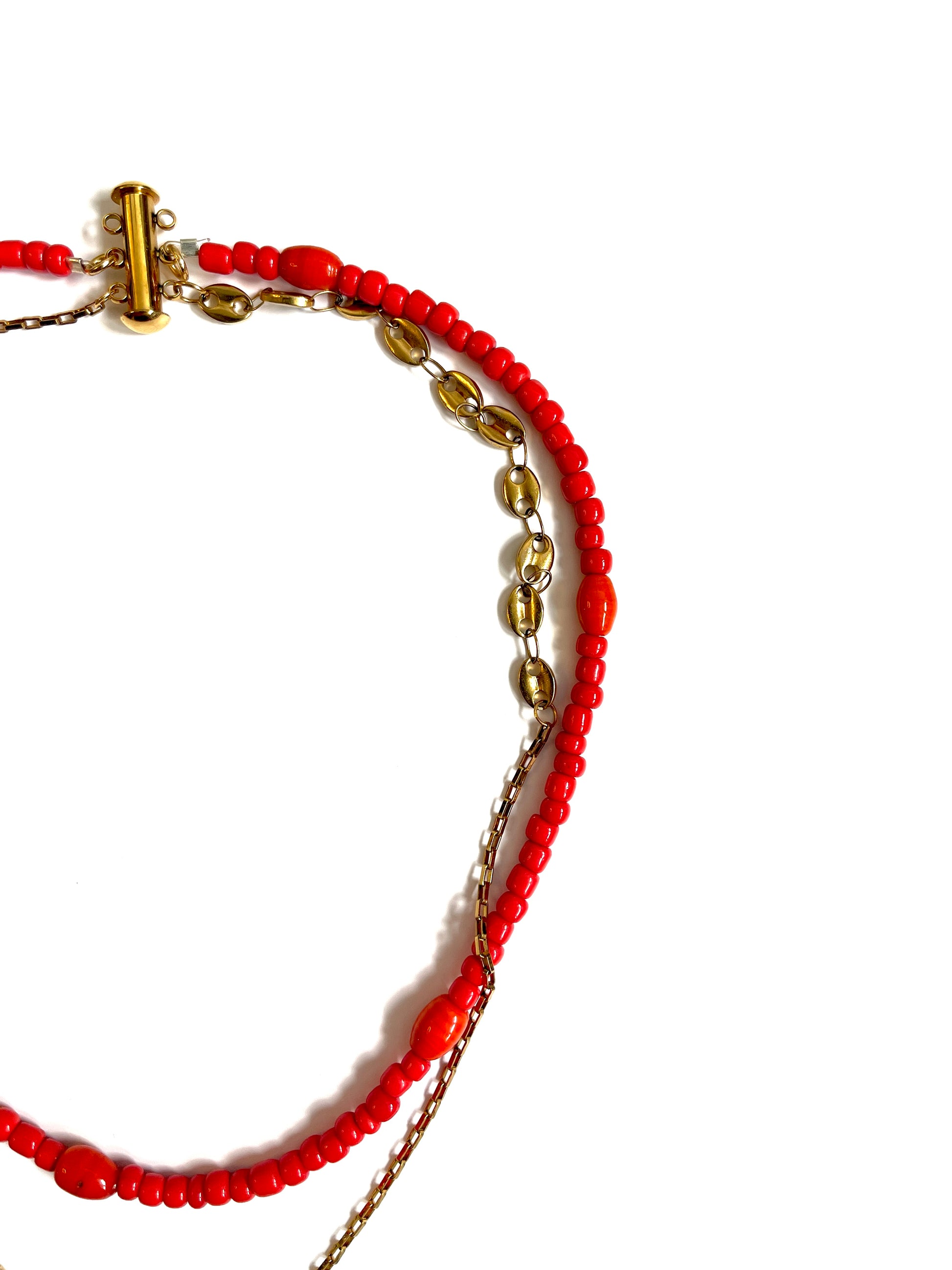 Collier de perles upcyclées butterfly fairy