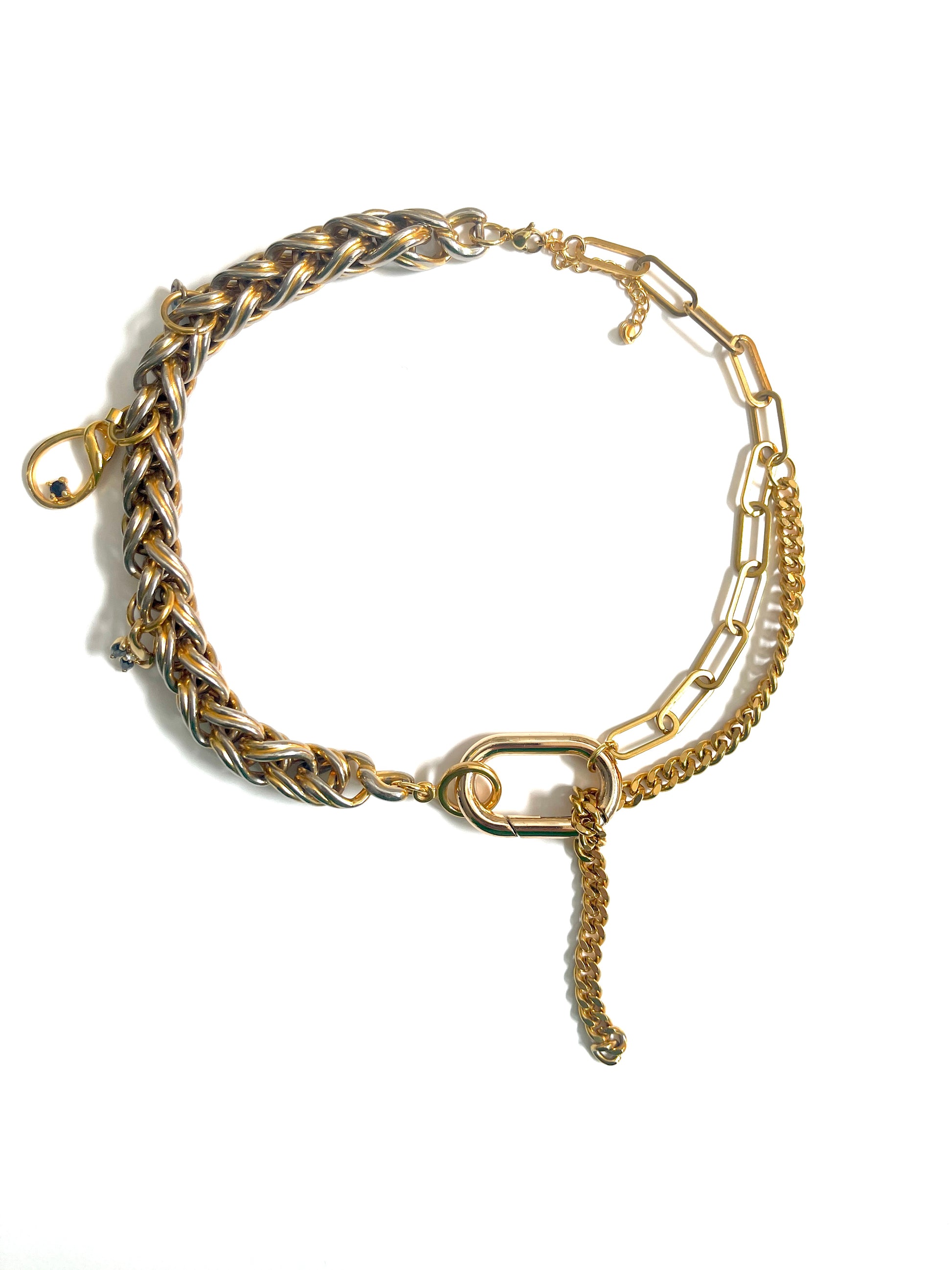 Collier upcyclé saphir