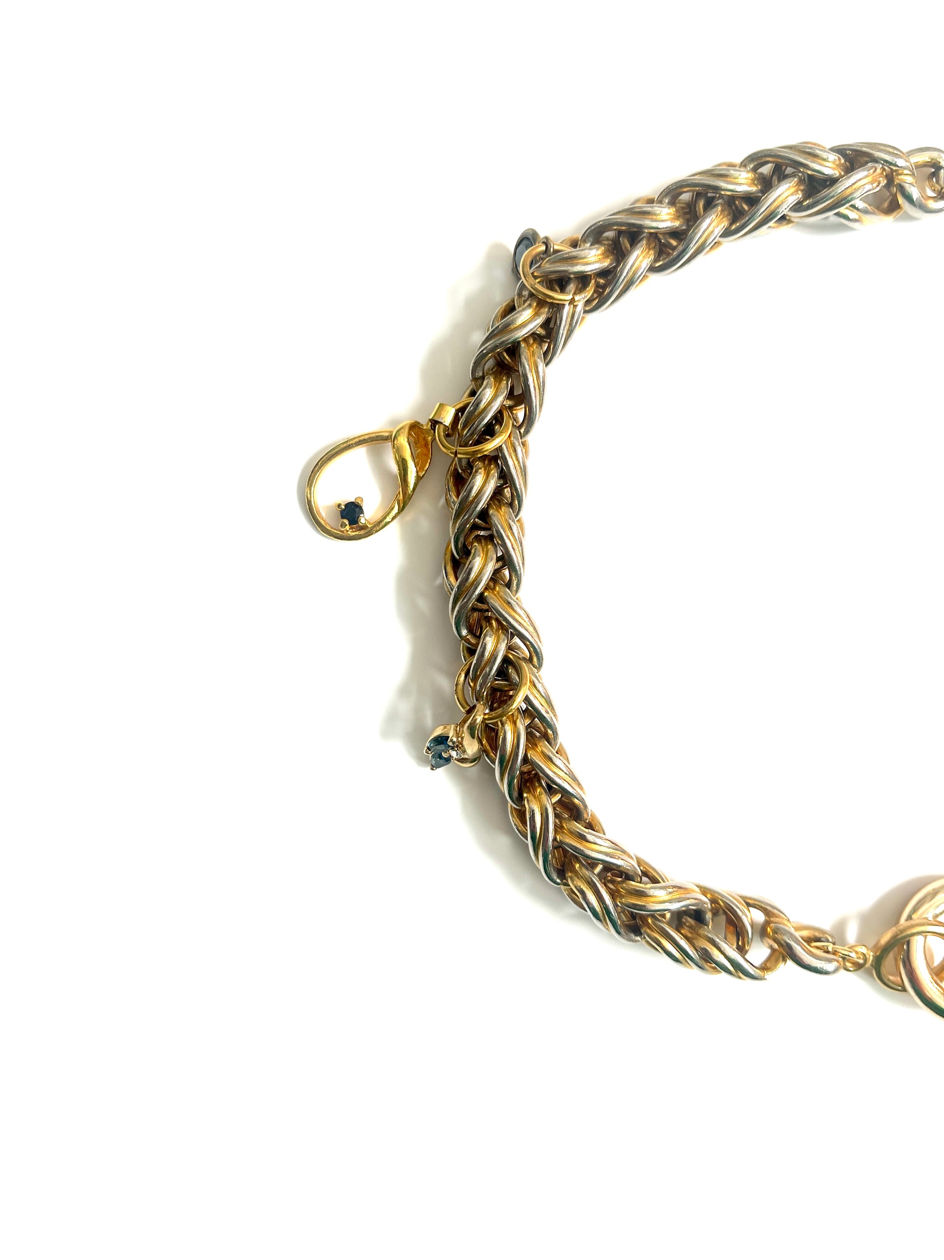 Collier upcyclé saphir