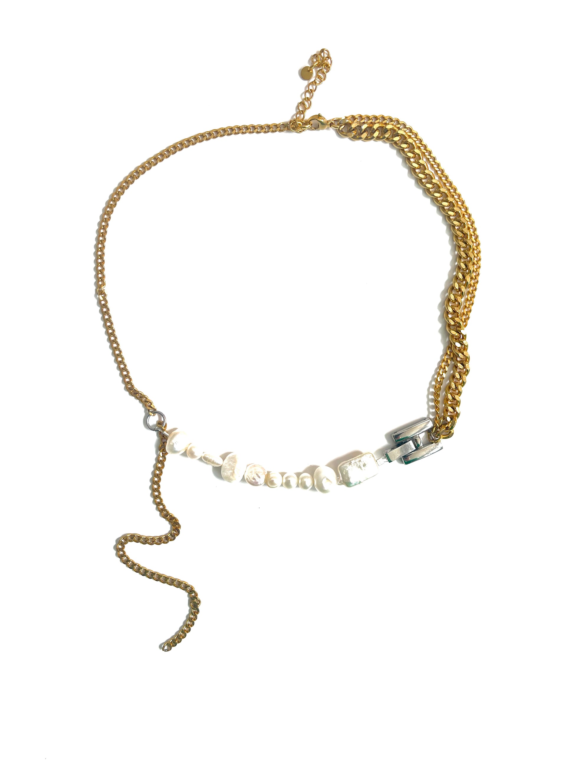 Collier upcyclé white river