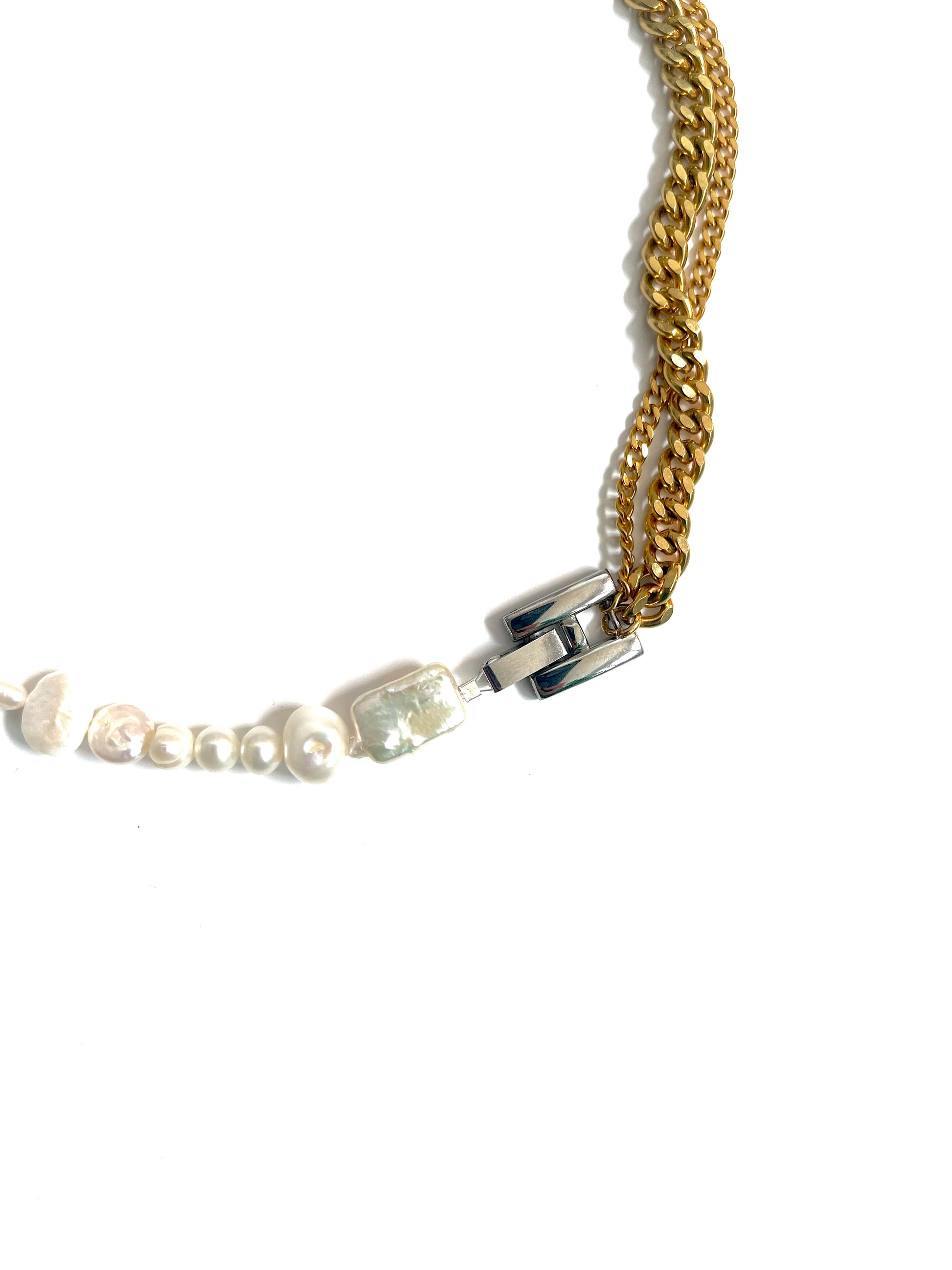 Collier upcyclé white river