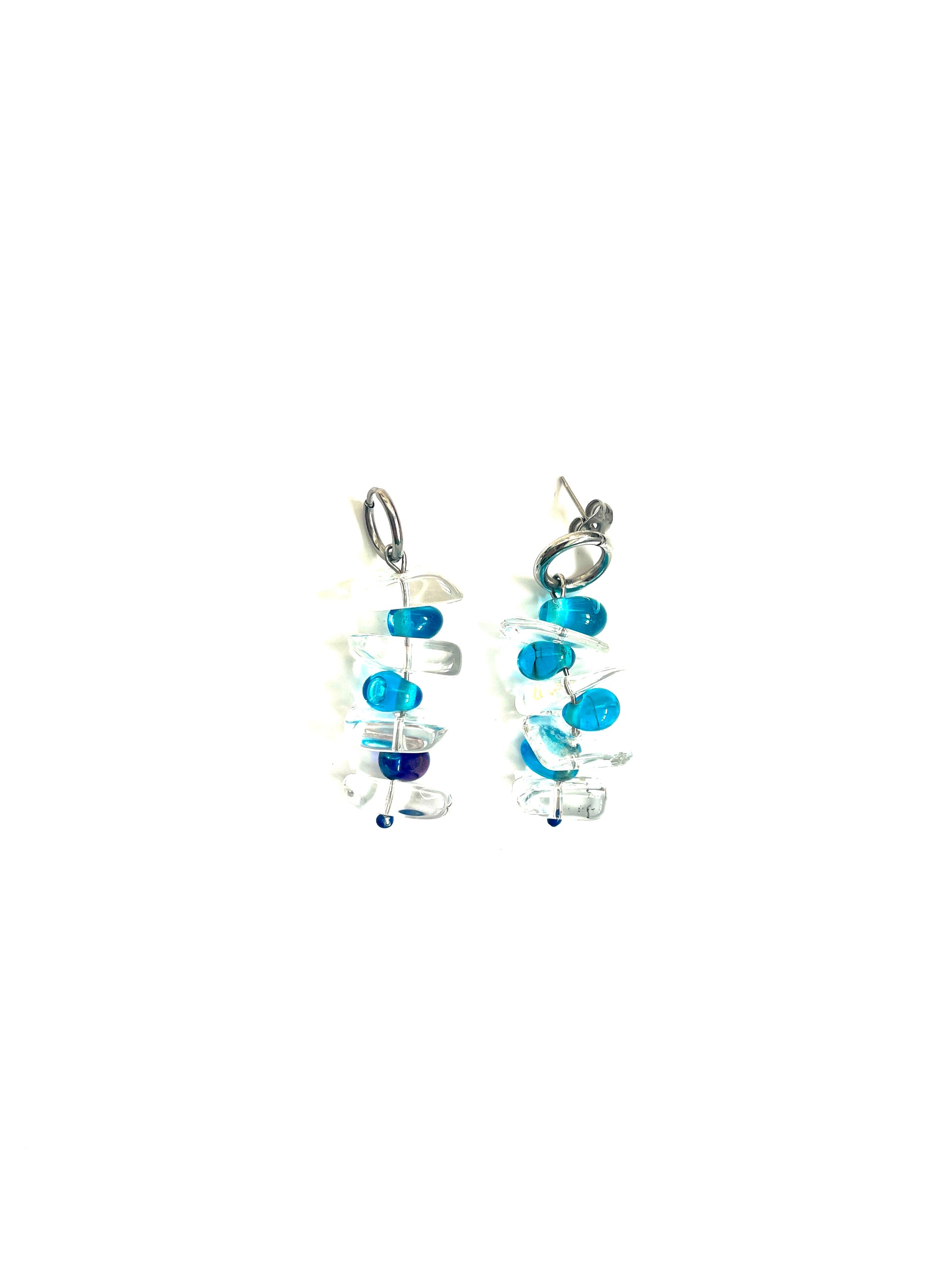 Boucles d'oreilles upcyclées Paula