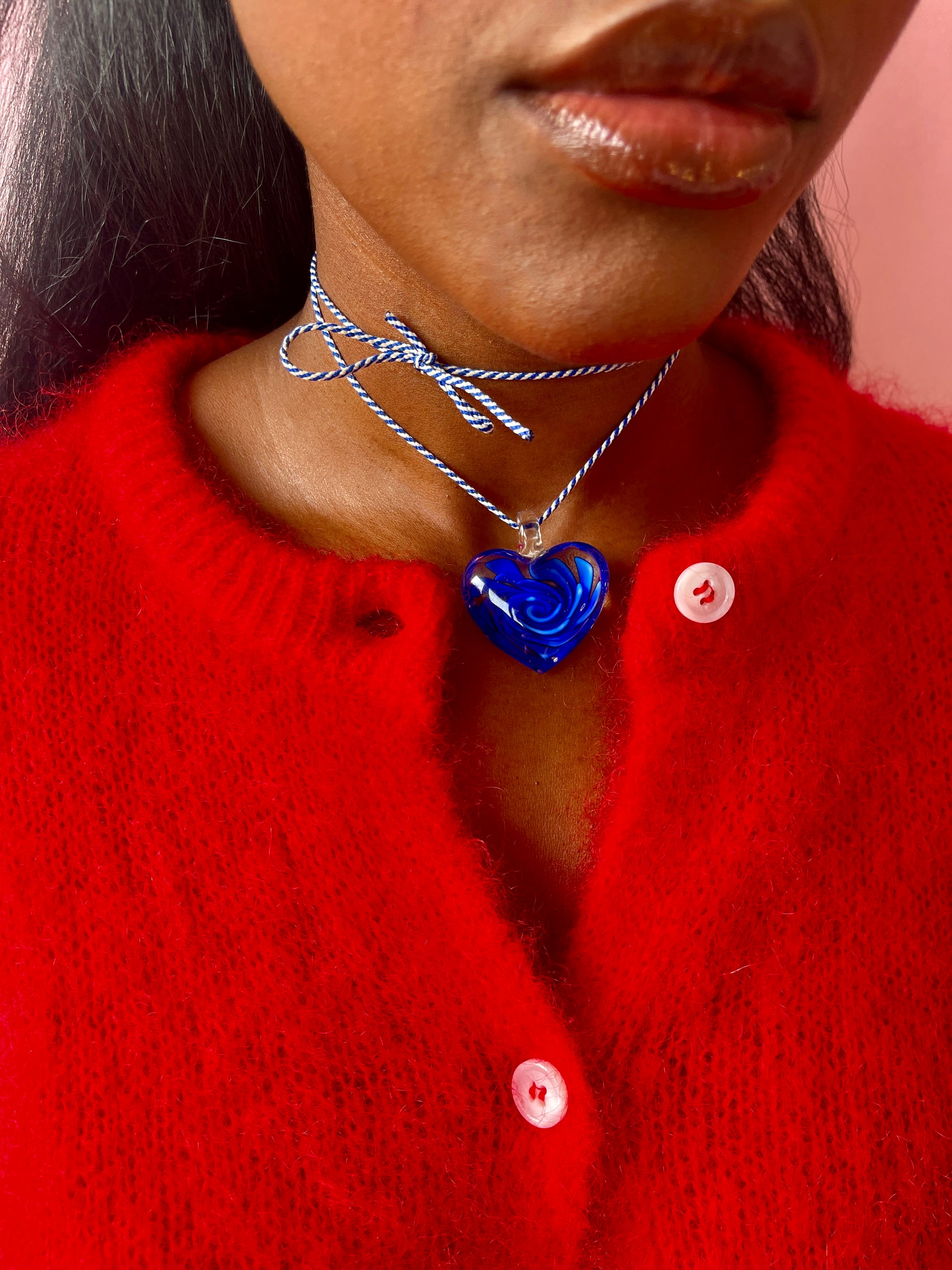 Collier upcyclé Cristal