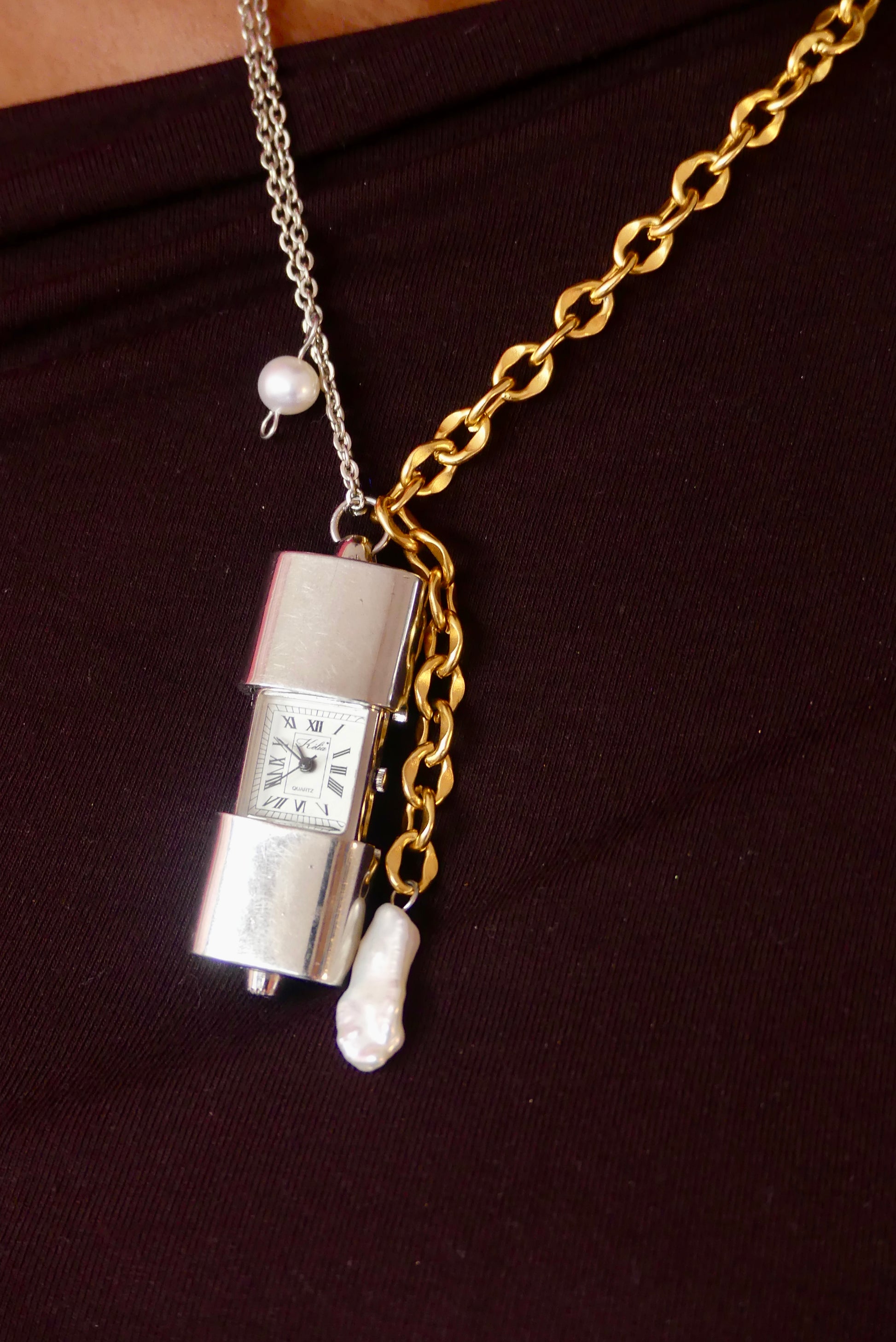 Collier upcyclé watch & sea